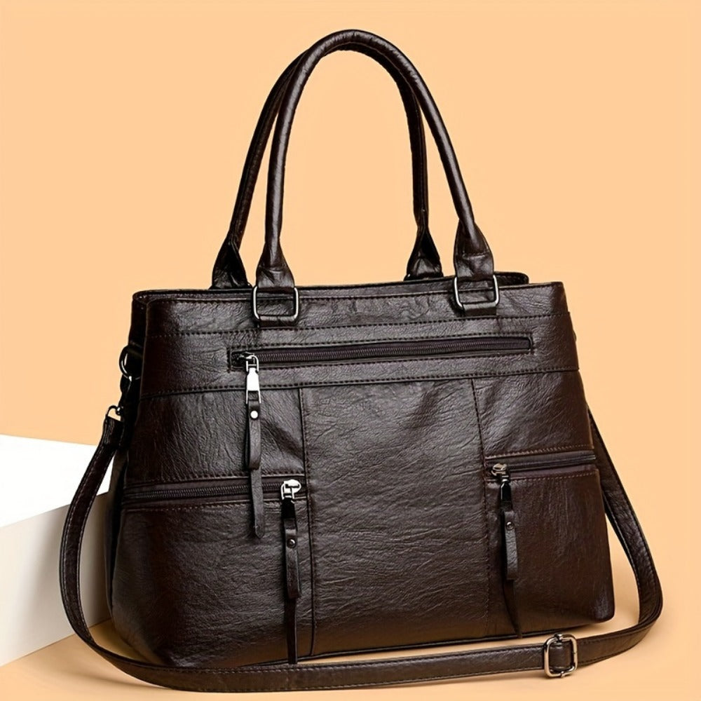 Crossbody Bag for Women – PU Leather, Multi-Pocket – detail view 11