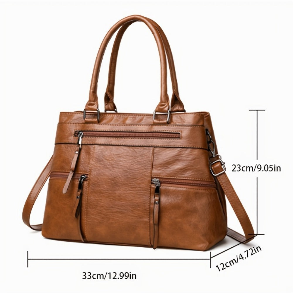 Crossbody Bag for Women – PU Leather, Multi-Pocket – detail view 14
