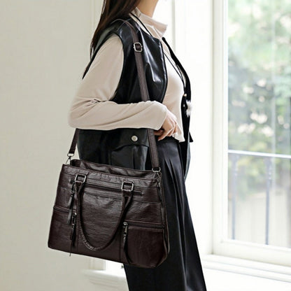 Crossbody Bag for Women – PU Leather, Multi-Pocket – detail view 18