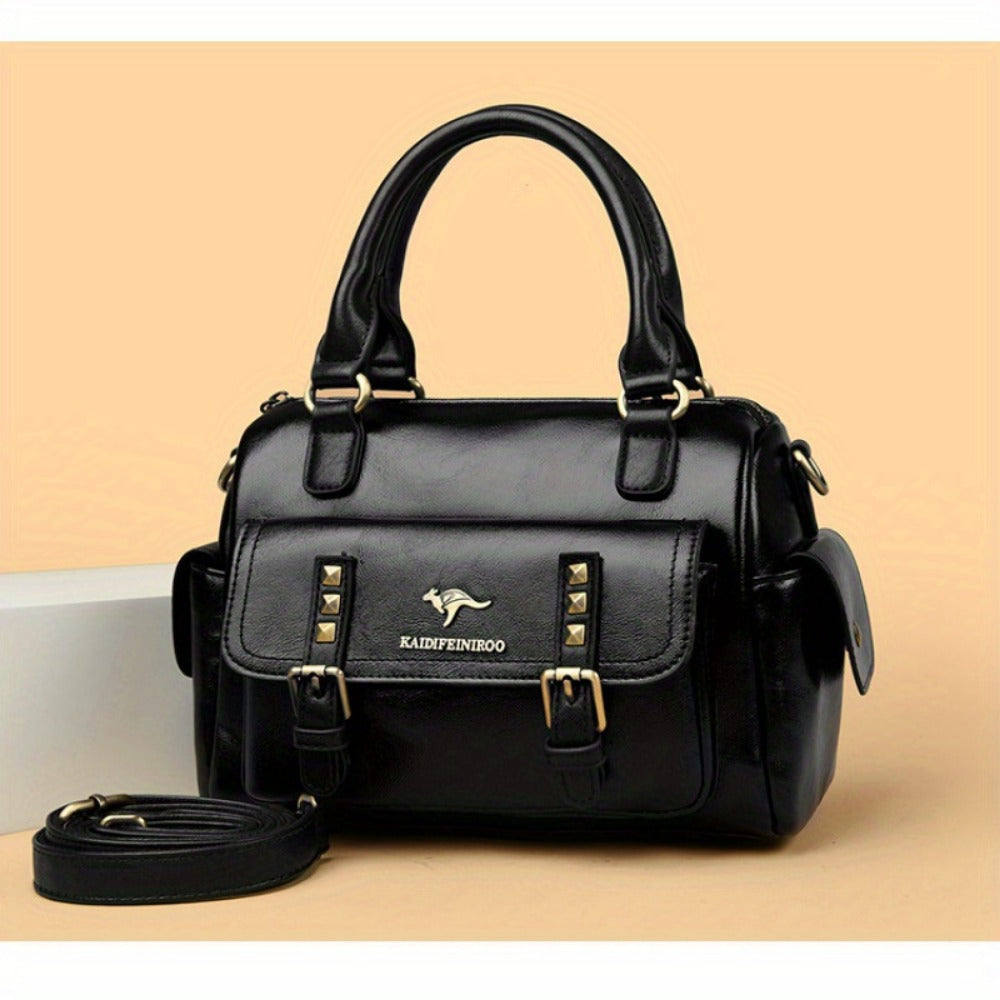Crossbody Bag for Women – PU Leather, Large Capacity, Multi-Pocket, for Travel & – detail view 9