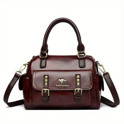 Crossbody Bag for Women – PU Leather, Large Capacity, Multi-Pocket, for Travel & – detail view 10