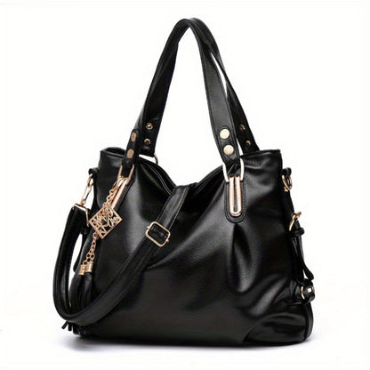 Crossbody Bag for Women – PU Leather, Multi-Pocket, for Work – detail view 9