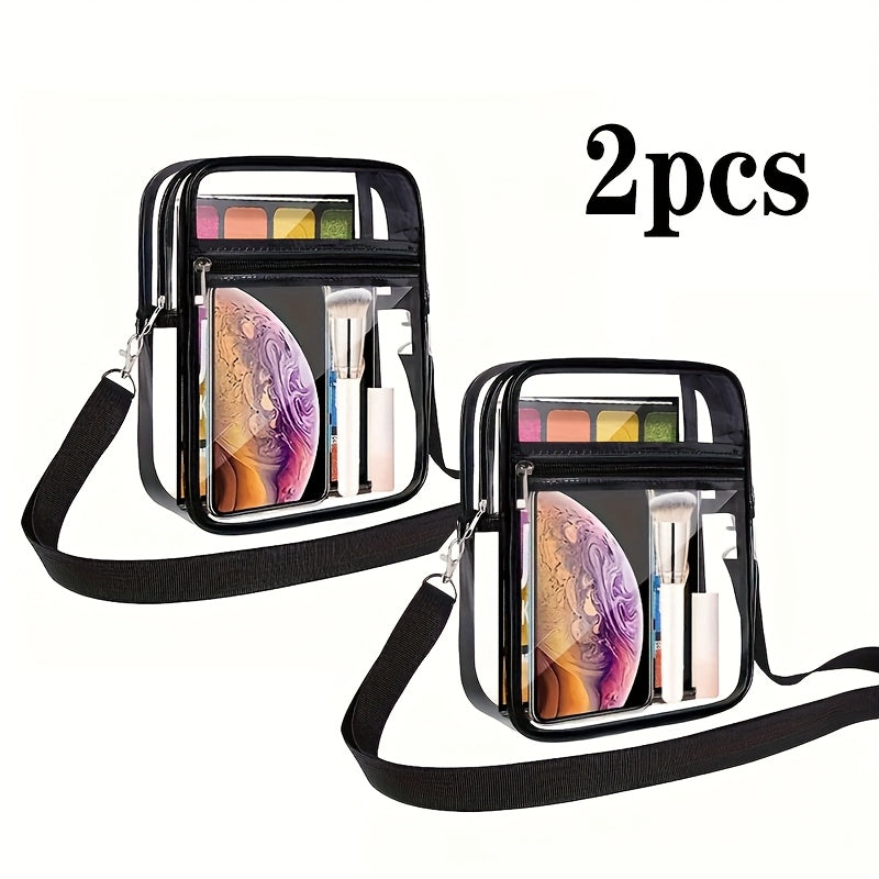 Crossbody Bag for Women – PVC, Clear, Transparent, for Travel – front view - product view 6