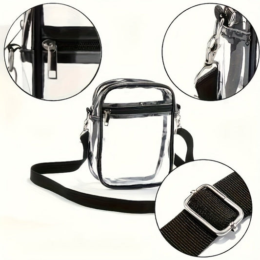 Crossbody Bag for Women – PVC, Clear, Transparent, for Travel – detail view 2