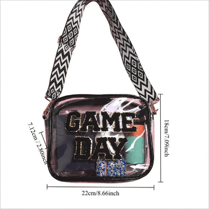 Crossbody Bag for Women – 7 Colors, PVC, Clear, Transparent – detail view 6
