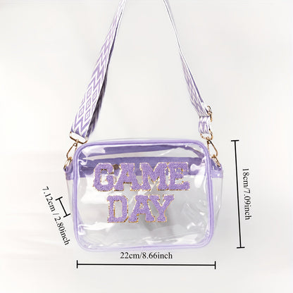 Crossbody Bag for Women – 7 Colors, PVC, Clear, Transparent – alternate view