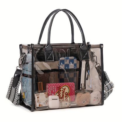 Crossbody Bag for Women – PVC, Clear, for Travel & Everyday Use – front view - product view 15