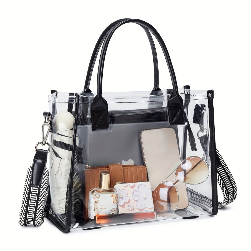 Crossbody Bag for Women – PVC, Clear, for Travel & Everyday Use – detail view 6