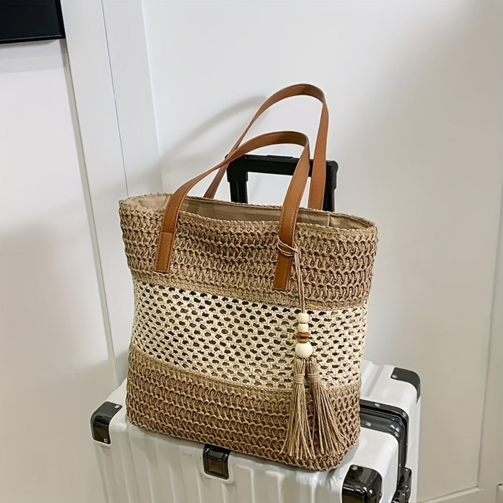 Crossbody Bag for Women – Straw, for Travel & Everyday Use – detail view 3