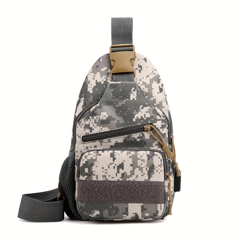 Crossbody Bag for Women – Tactical Camouflage Oxford Cloth Charging – detail view 4