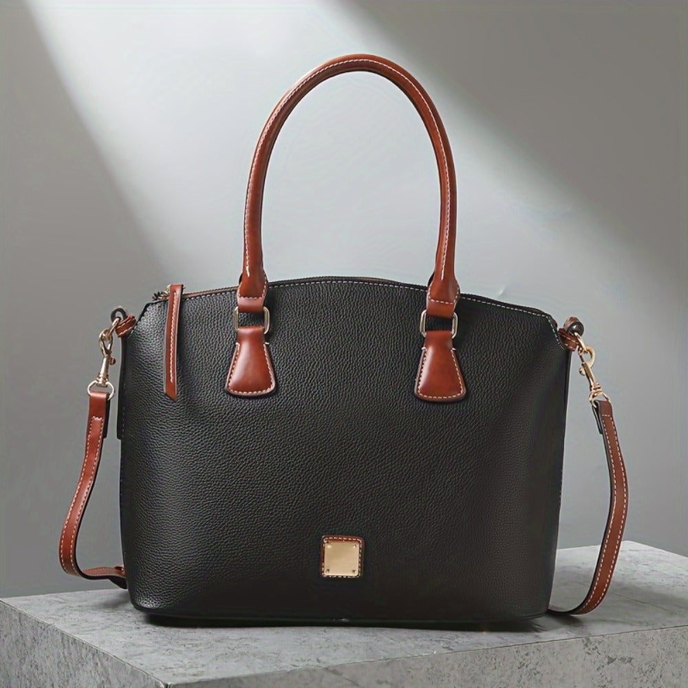 Crossbody Bag for Women – Textured Satchel Vintage Western Colorblock – detail view 9