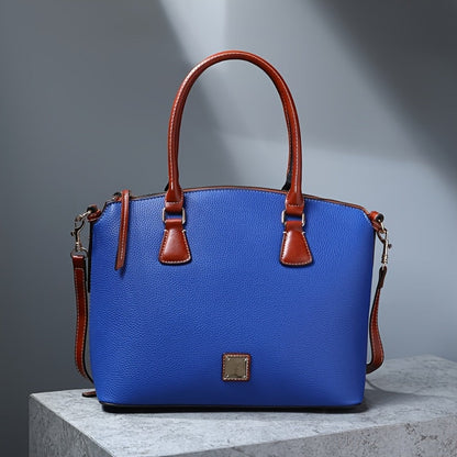 Crossbody Bag for Women – Textured Satchel Vintage Western Colorblock – detail view 11