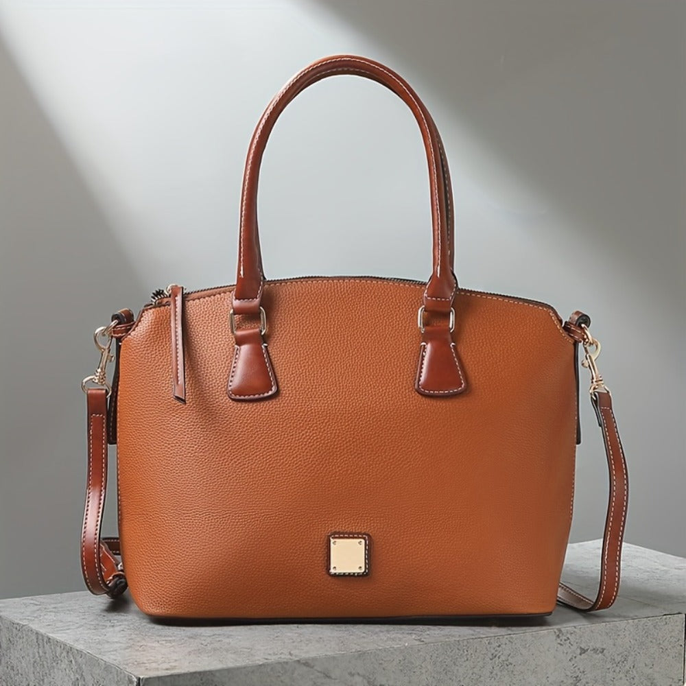 Crossbody Bag for Women – Textured Satchel Vintage Western Colorblock – detail view 7