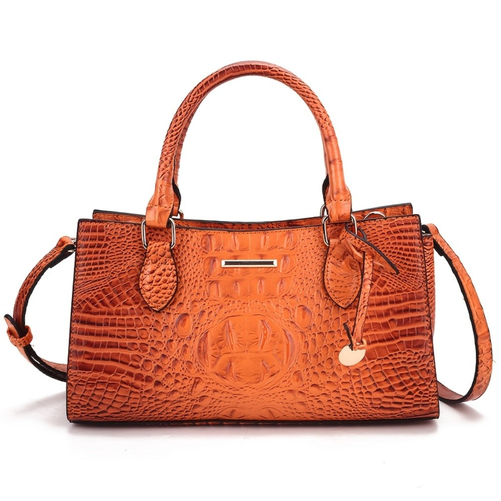 Crossbody Bag for Women – for Travel & Everyday Use, Alligator Print Luxury Zipper Party – detail view 4