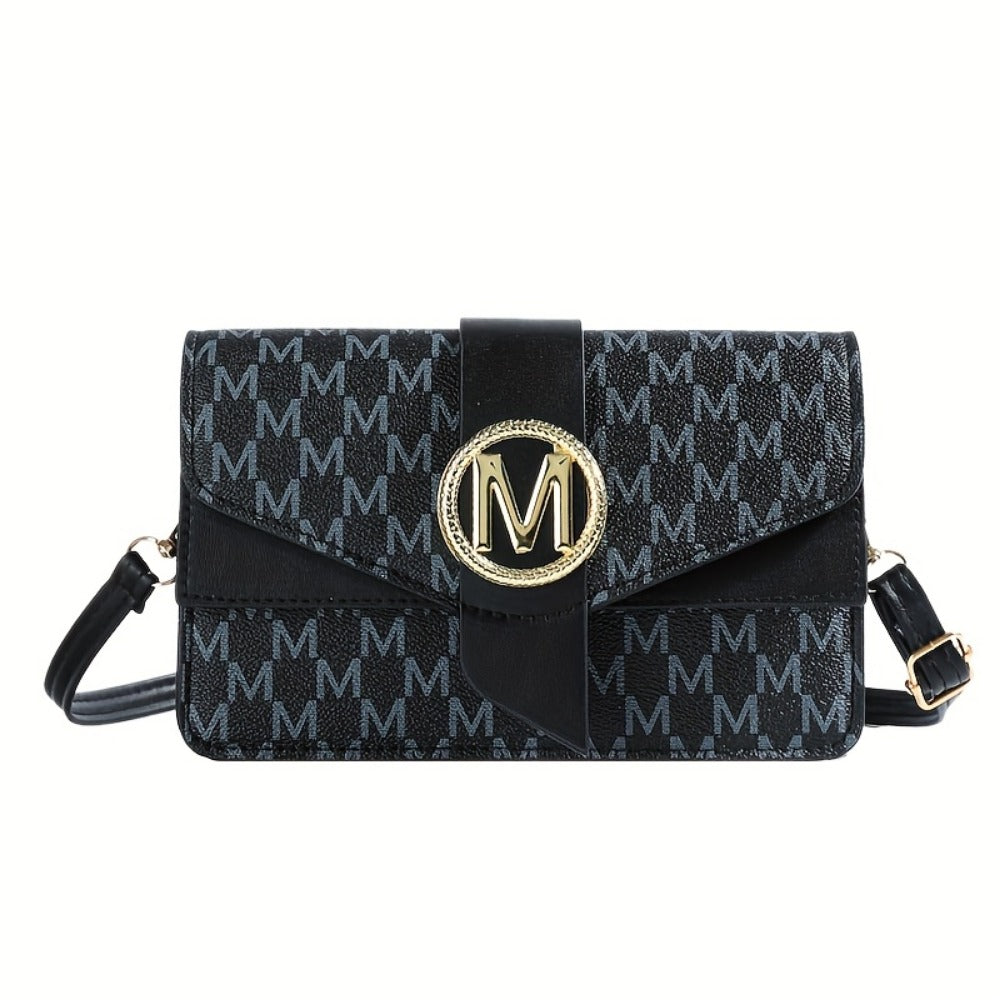 Crossbody Bag for Women – for Travel & Work, Retro Letter Vintage Work Shopping – detail view 10