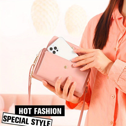 Crossbody Bag for Women – Vegan Leather, Anti-Theft, for Travel – detail view 14