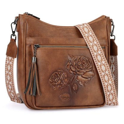 Crossbody Bag for Women – 7 Colors, Vegan Leather, Large Capacity, Adjustable Strap – detail view 6