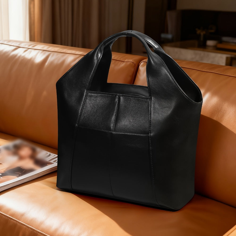 Women's Handbag – Genuine Leather, Adjustable Strap – front view