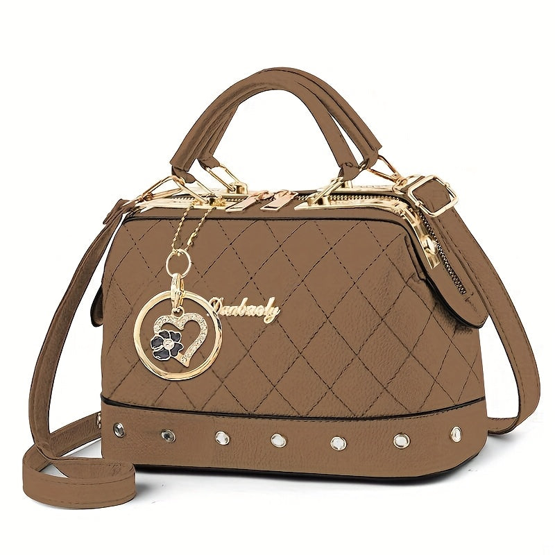 Women's Handbag – Quilted, Adjustable Strap – detail view 15