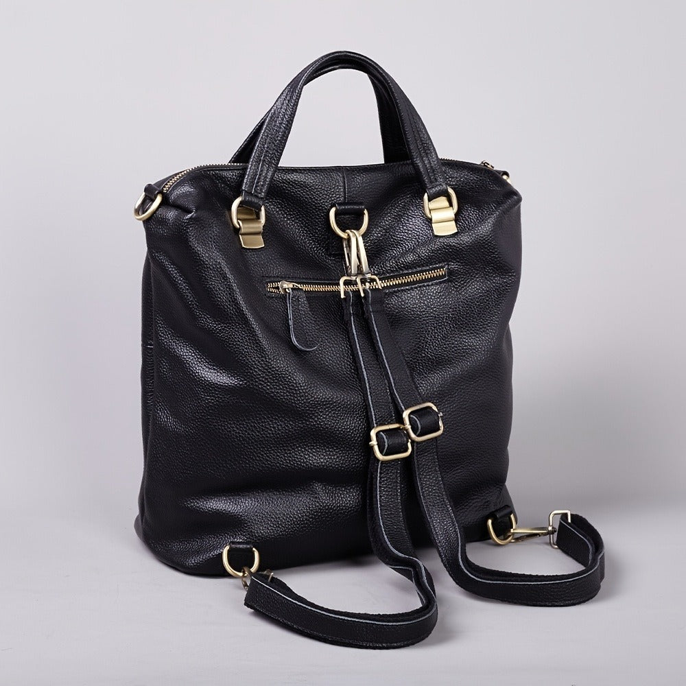 Laptop Backpack – Genuine Leather, for Travel & Work – detail view 13
