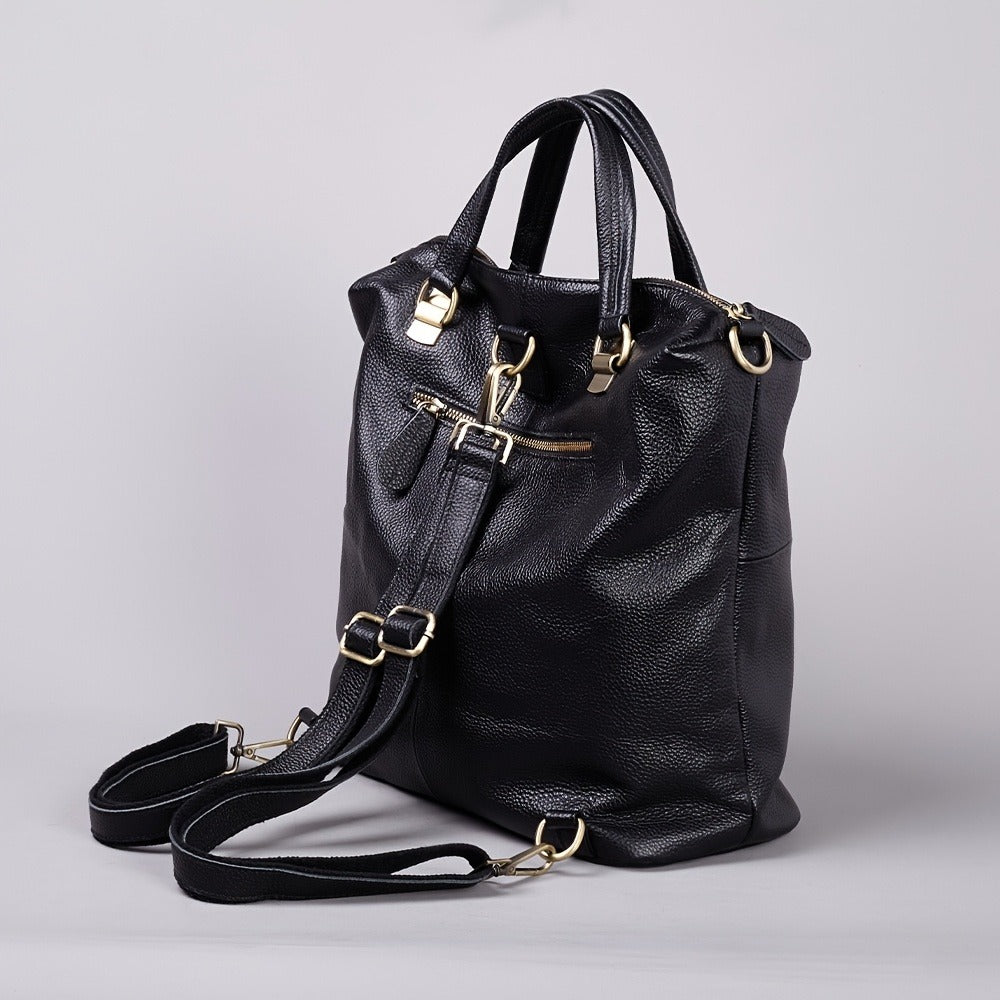 Laptop Backpack – Genuine Leather, for Travel & Work – detail view 17