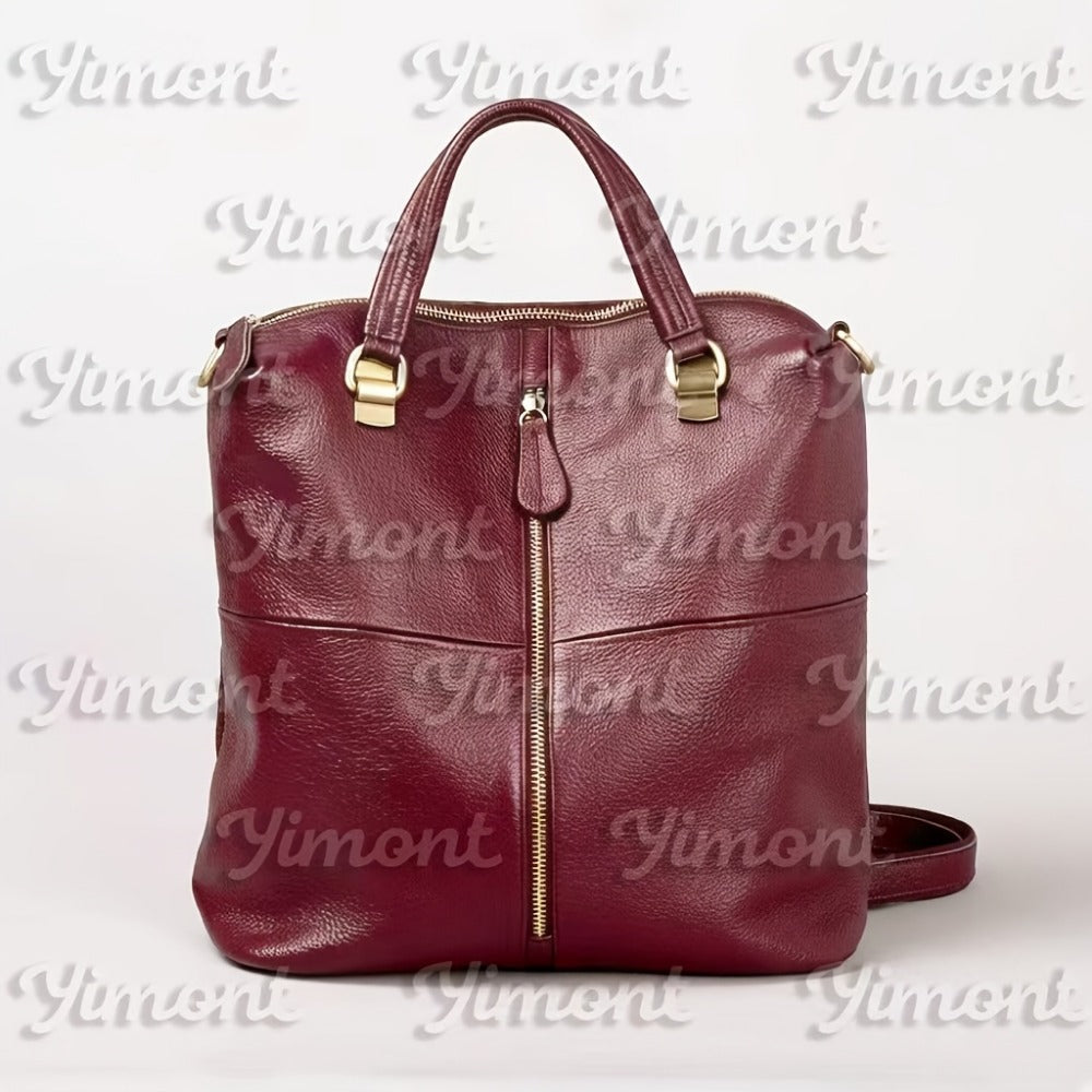 Laptop Backpack – Genuine Leather, for Travel & Work – detail view 6
