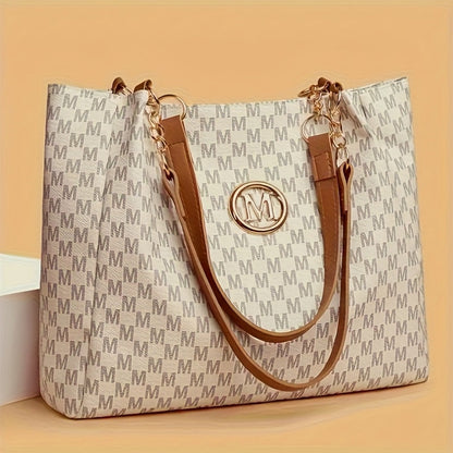 Shoulder Bag for Women – for Everyday Use, Houndstooth Gold Chain Strap M – detail view 11