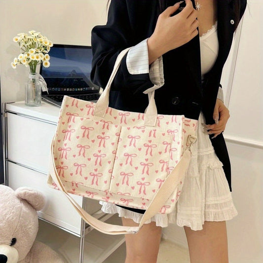 Shoulder Bag for Women – Large Capacity, Multi-Pocket – front view