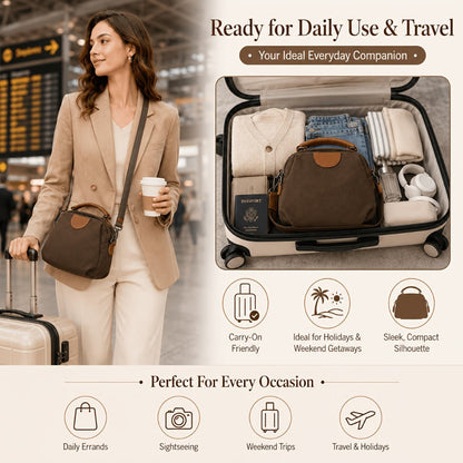 Shoulder Bag for Women – Nylon, Large Capacity, Adjustable Strap, for Travel & Work – detail view 18