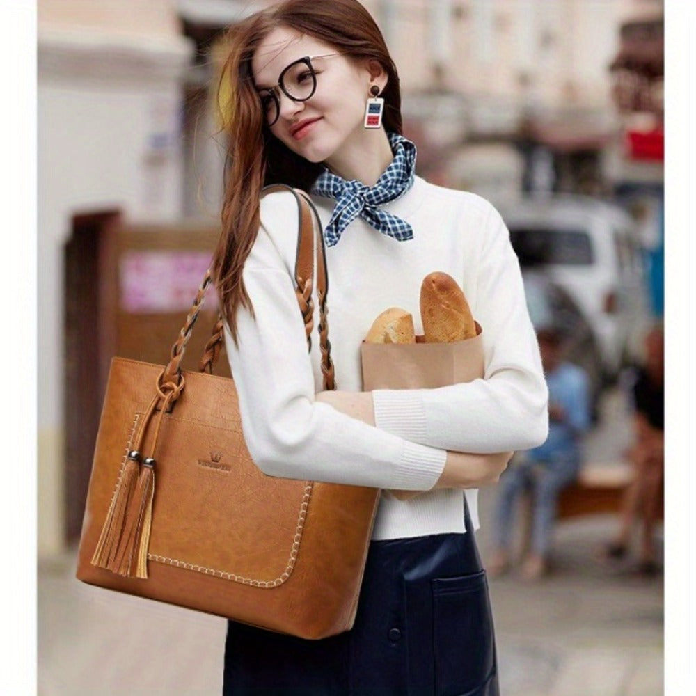 Shoulder Bag for Women – Polyester, Large Capacity, for Everyday Use – detail view 9