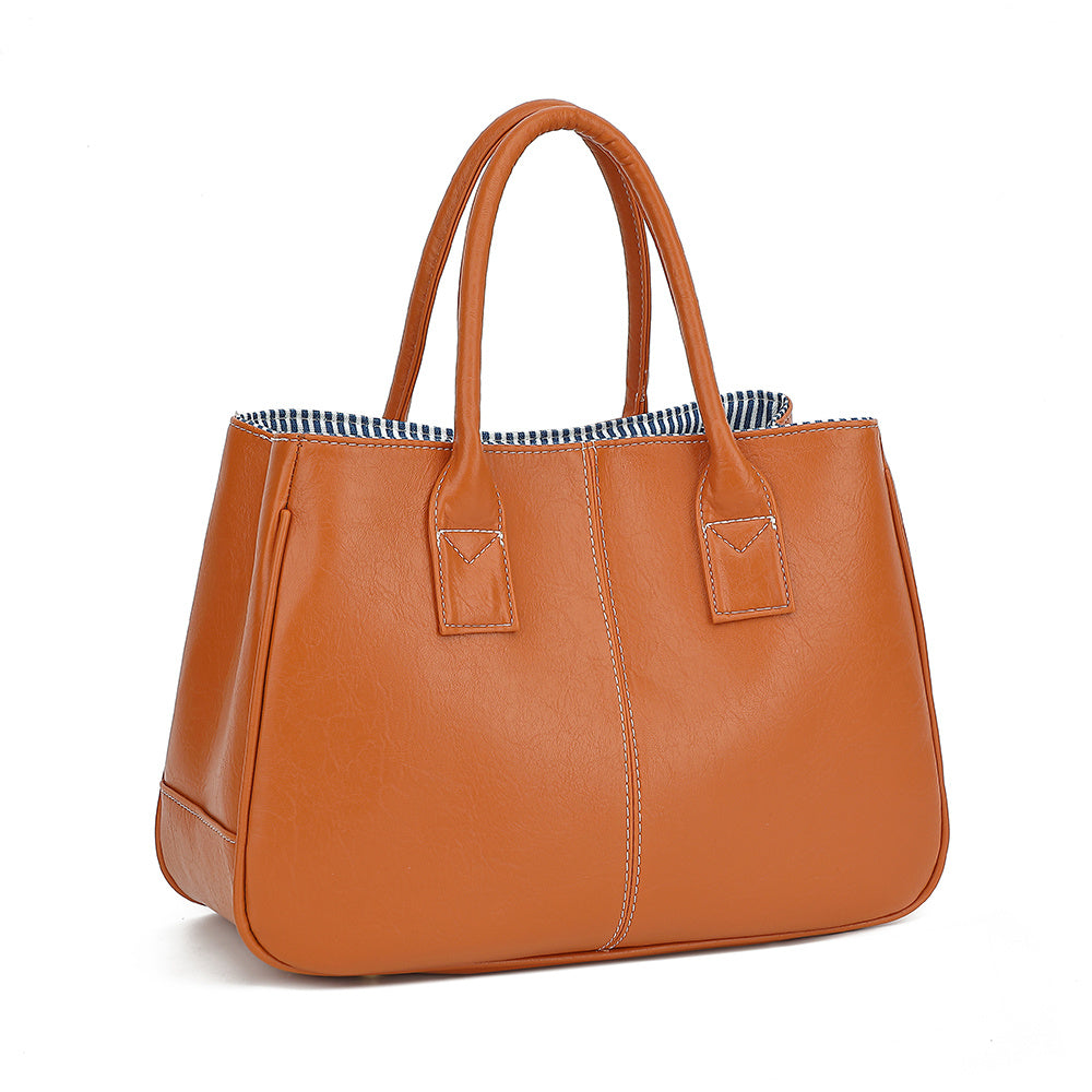 Shoulder Bag for Women – PU Leather, Large Capacity, Adjustable Strap, for Travel & – front view - product view 20