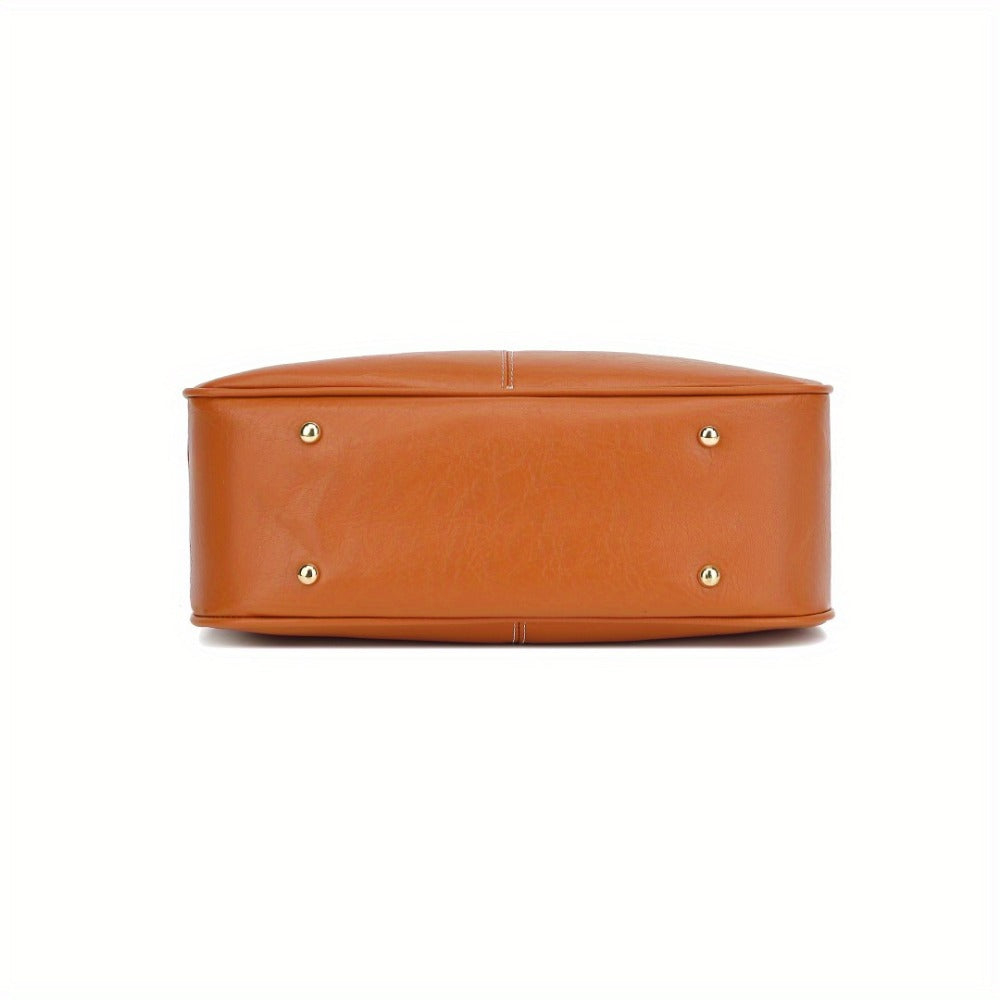 Shoulder Bag for Women – PU Leather, Large Capacity, Adjustable Strap, for Travel & – detail view 17