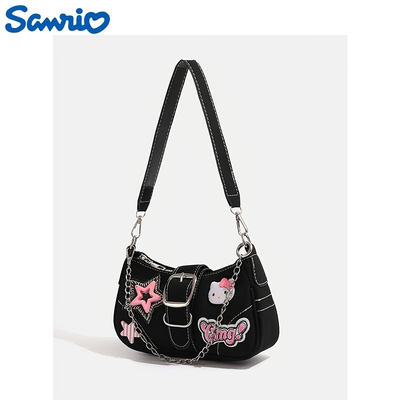 Shoulder Bag for Women – Y2k Anime Baguette Cute Character – front view - product view 9