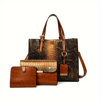 Tote Bag for Women – 3 Piece, 6 Colors – detail view 10