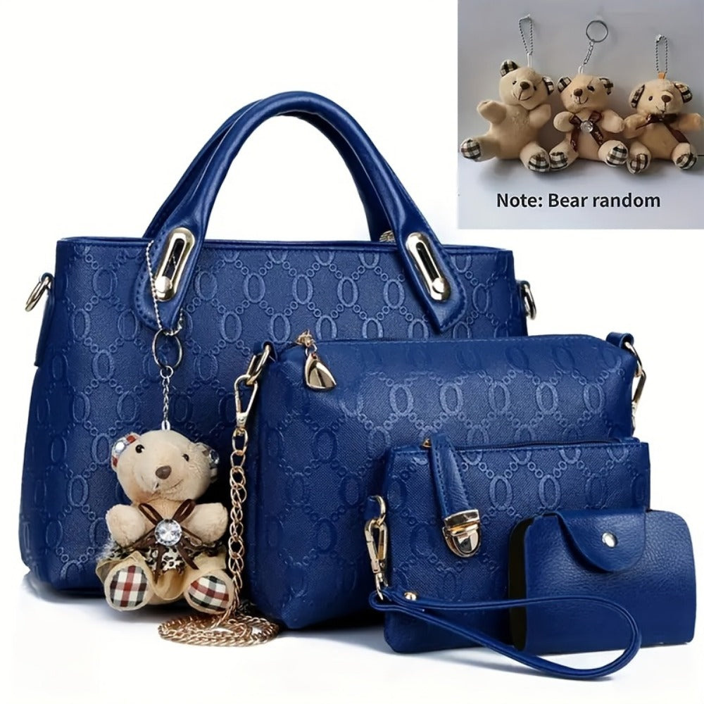 Tote Bag for Women – 4 Piece, Large Capacity, for Work & Everyday Use – detail view 5