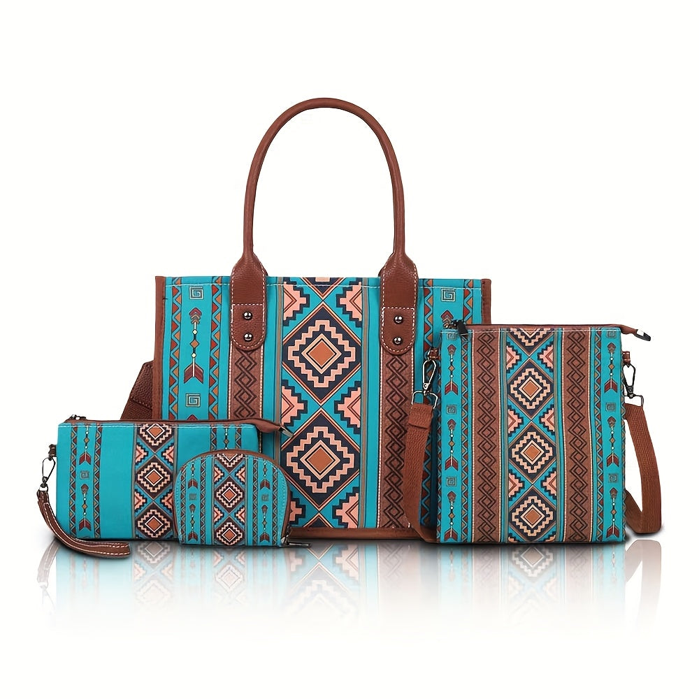Tote Bag for Women – 4 Piece, Canvas, Large Capacity – detail view 9