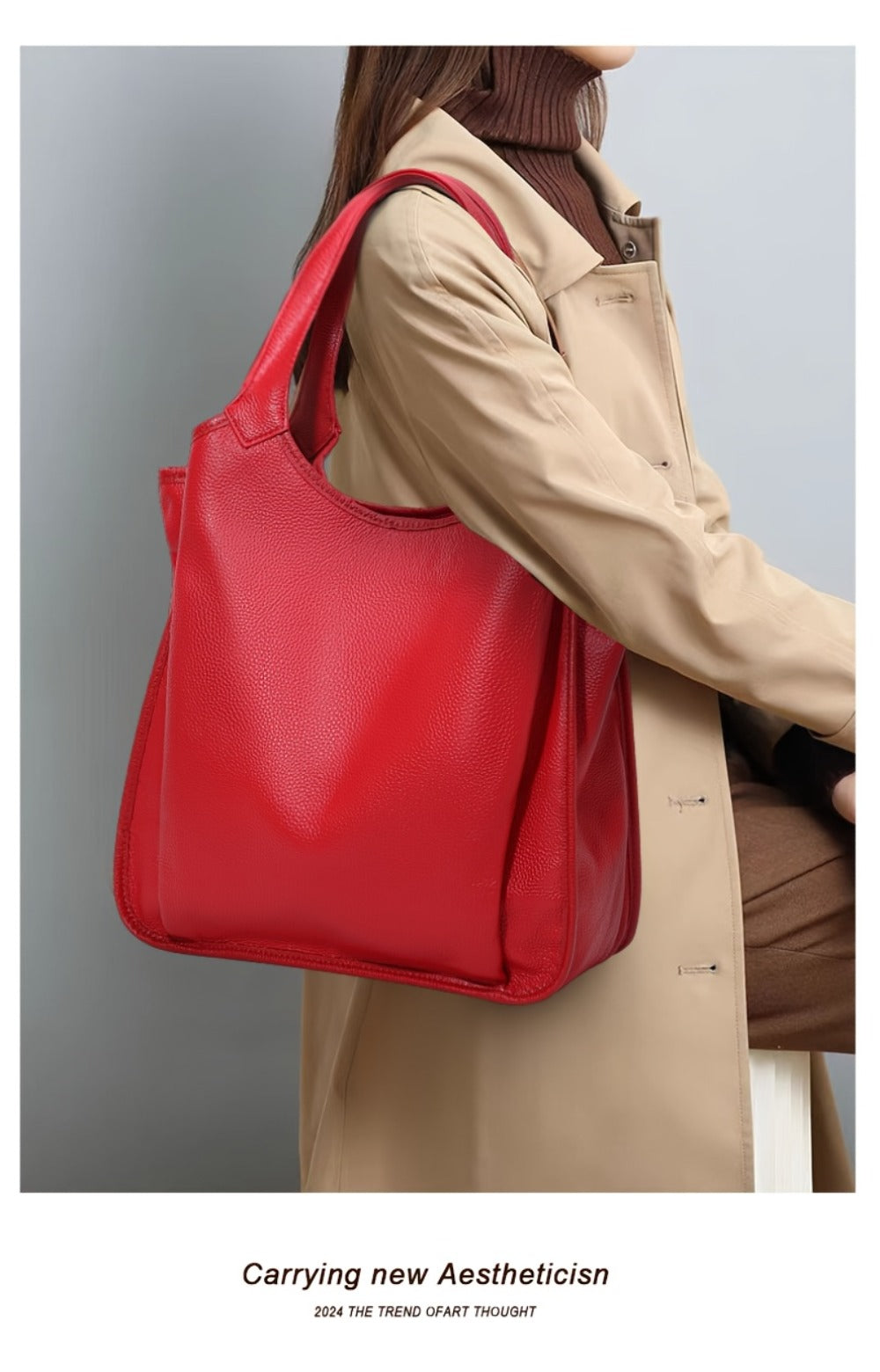 Tote Bag for Women – Adjustable Strap, for Travel & Everyday Use – detail view 10