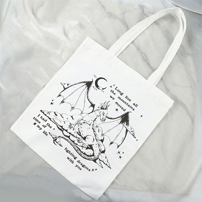 Tote Bag for Women – Canvas, for Travel & Work – detail view 2