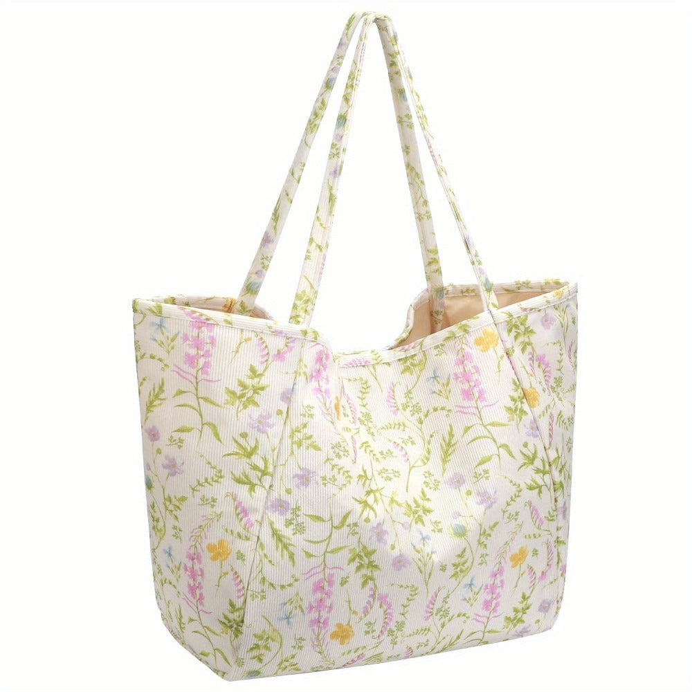 Tote Bag for Women – Corduroy, Large Capacity – detail view 24