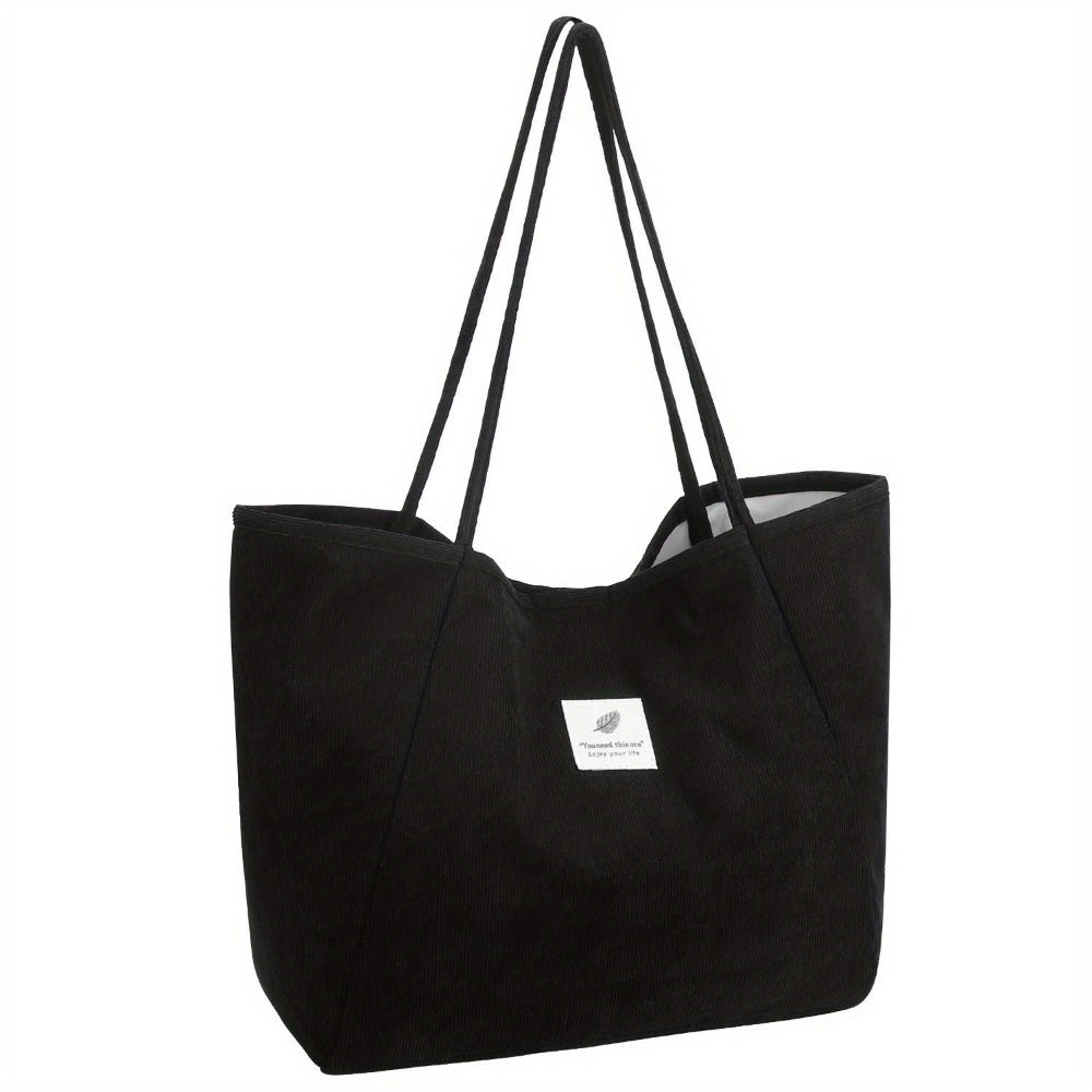 Tote Bag for Women – Corduroy, Large Capacity – detail view 26