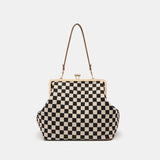 Brown shoulder strap