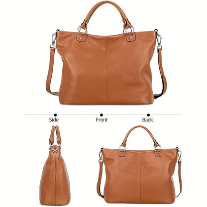 Tote Bag for Women – for Work & Everyday Use, Soft Leather Premium Spacious Work – alternate view