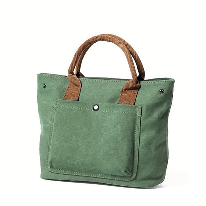 Tote Bag for Women – for Work & Everyday Use, Vintage Fabric Thickened Literary Style – detail view 17