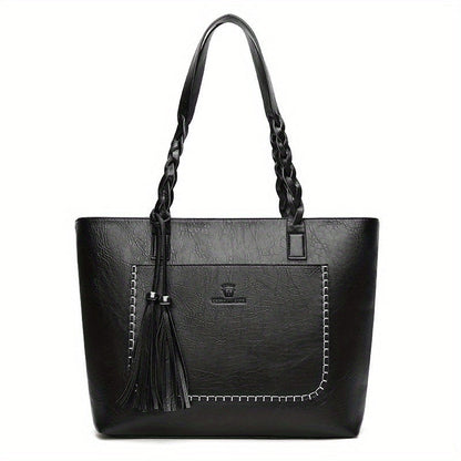 Tote Bag for Women – Large Capacity, Fringe Large Capacity Minimalist Boho – detail view 19