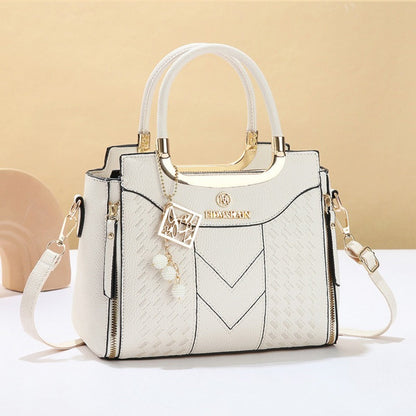 Tote Bag for Women – Large Embroidery Thread Texture Vintage – detail view 17
