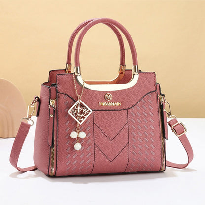 Tote Bag for Women – Large Embroidery Thread Texture Vintage – detail view 8