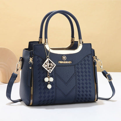 Tote Bag for Women – Large Embroidery Thread Texture Vintage – detail view 23