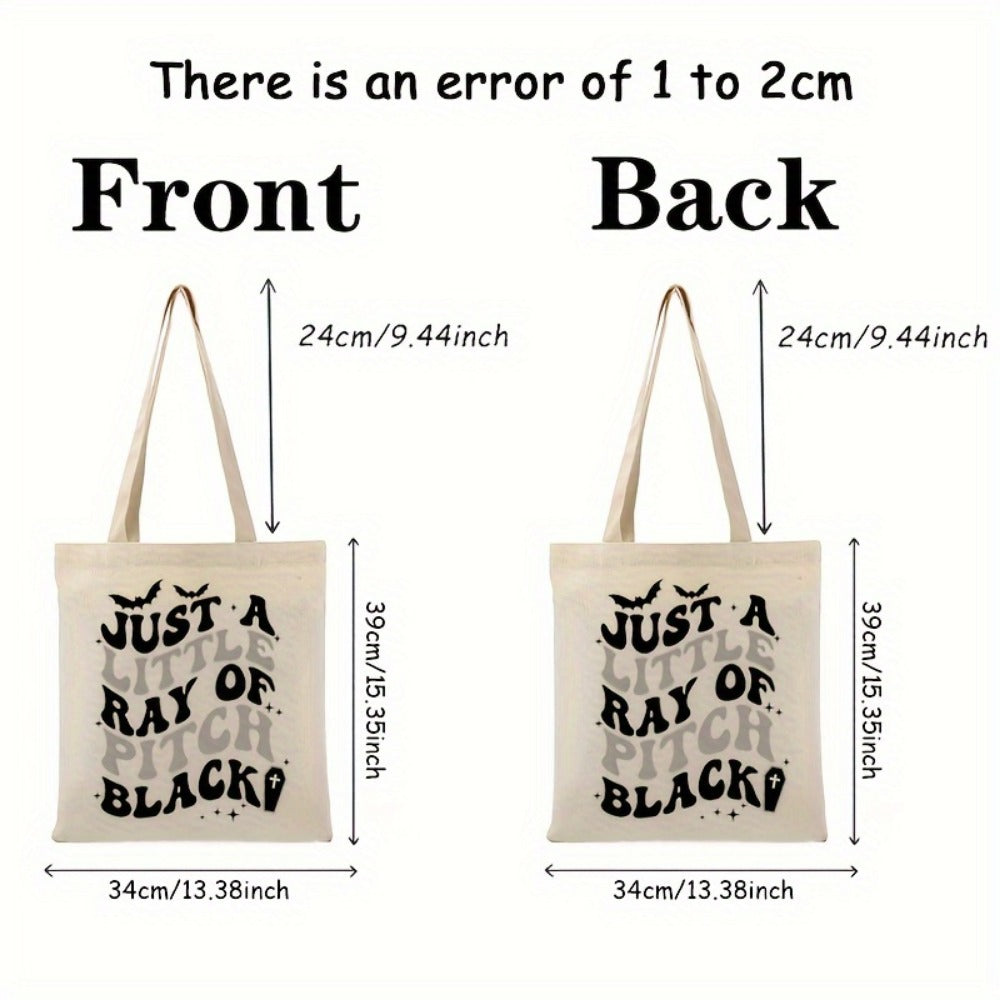 Tote Bag for Women – Lightweight, Just Little Ray Of Pitch – detail view 3