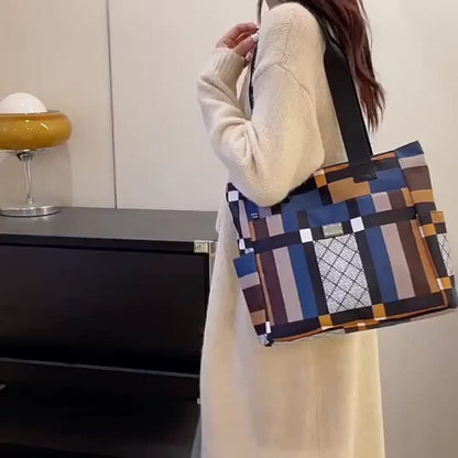 Tote Bag for Women – Nylon, Large Capacity, Lightweight, Foldable – detail view 12