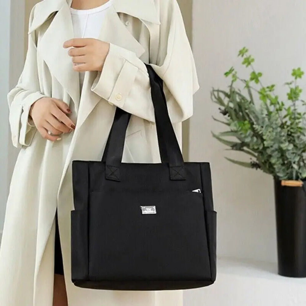 Tote Bag for Women – Nylon, Multi-Pocket, Lightweight, for Travel & Work – detail view 12